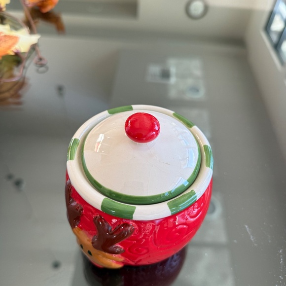 Small Ceramic Christmas jar - Picture 3 of 5